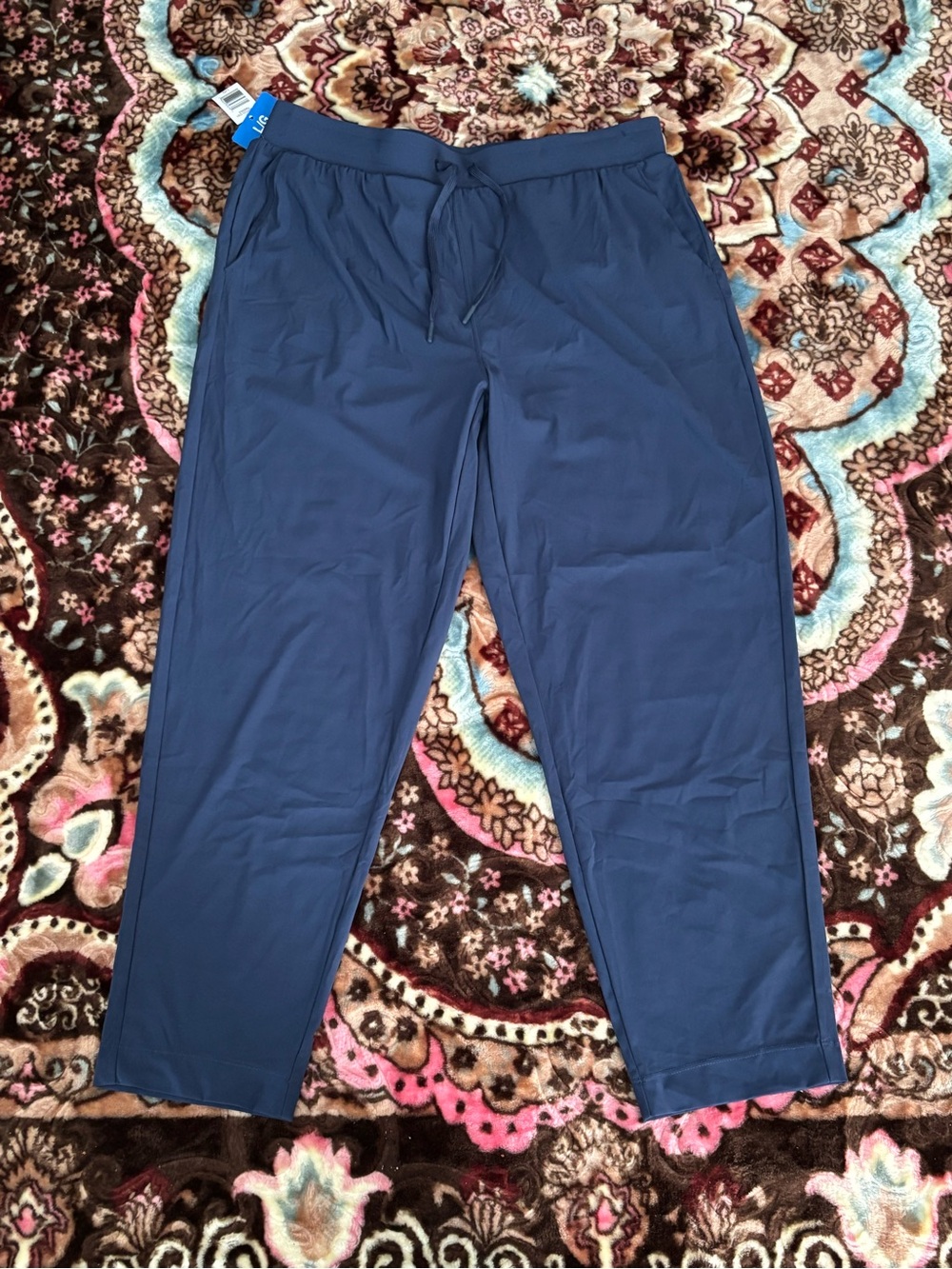 Kirkland Signature Blue Drawstring Joggers